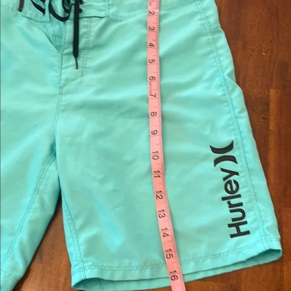 Hurley Blue and Black Board Shorts Swimwear - Picture 5 of 6